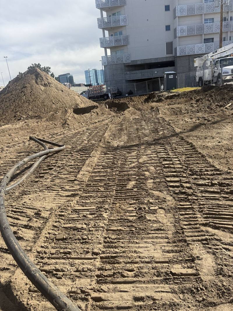 A real DFW-area job site mid-delivery